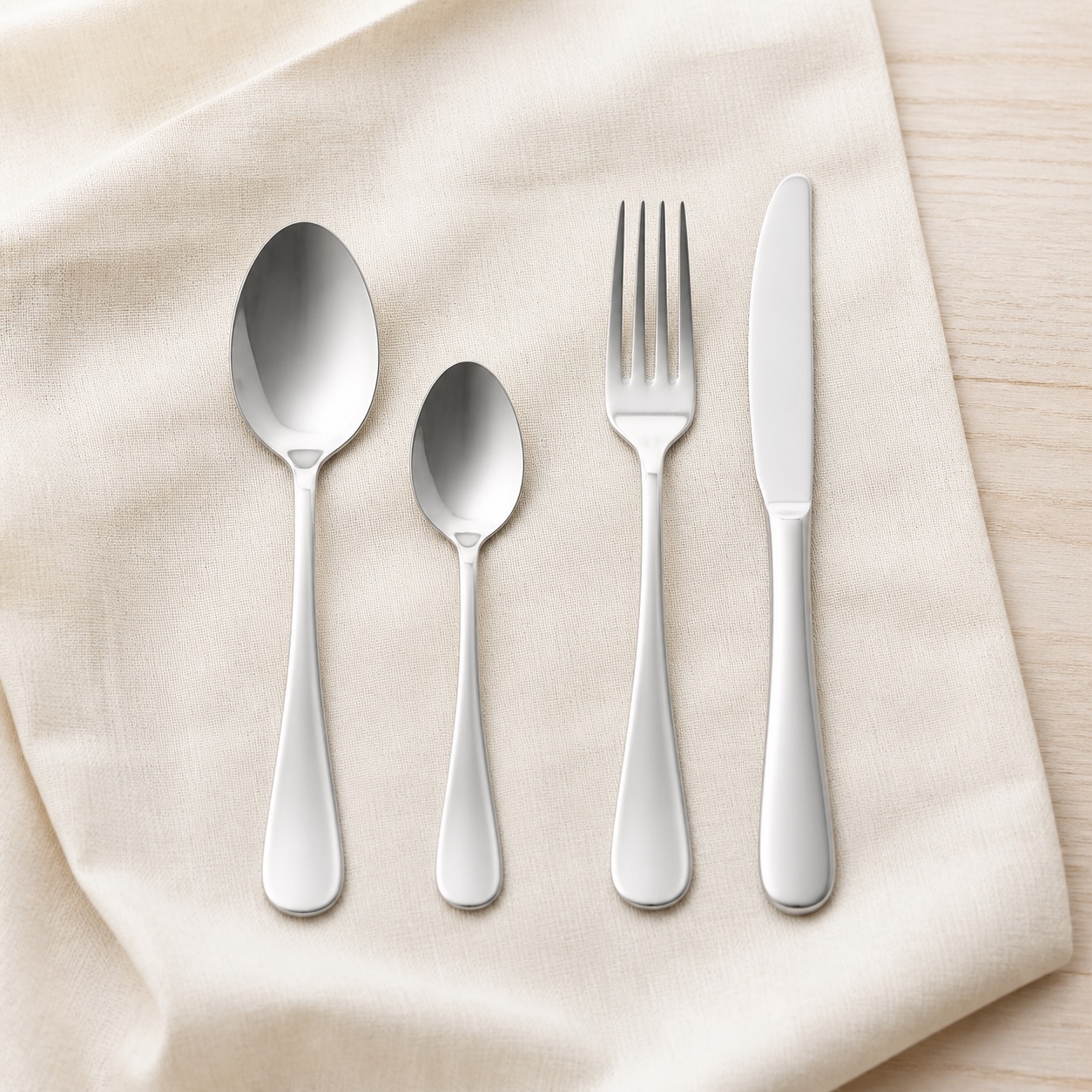 Stainless steel cutlery