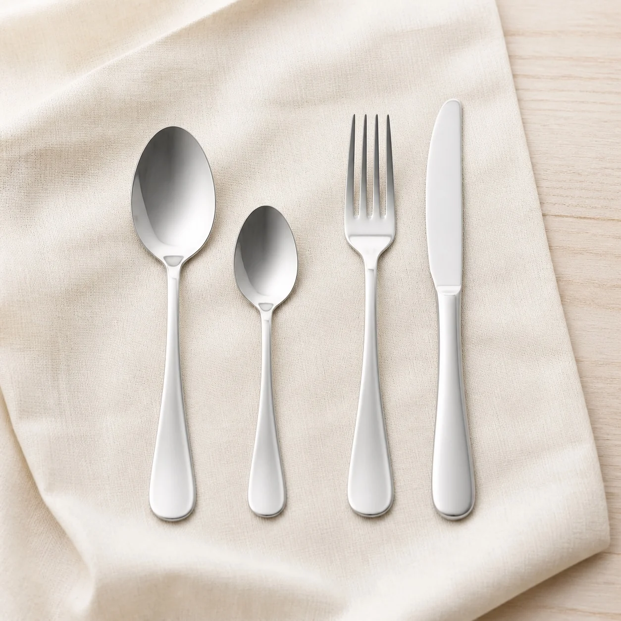 Stainless steel cutlery